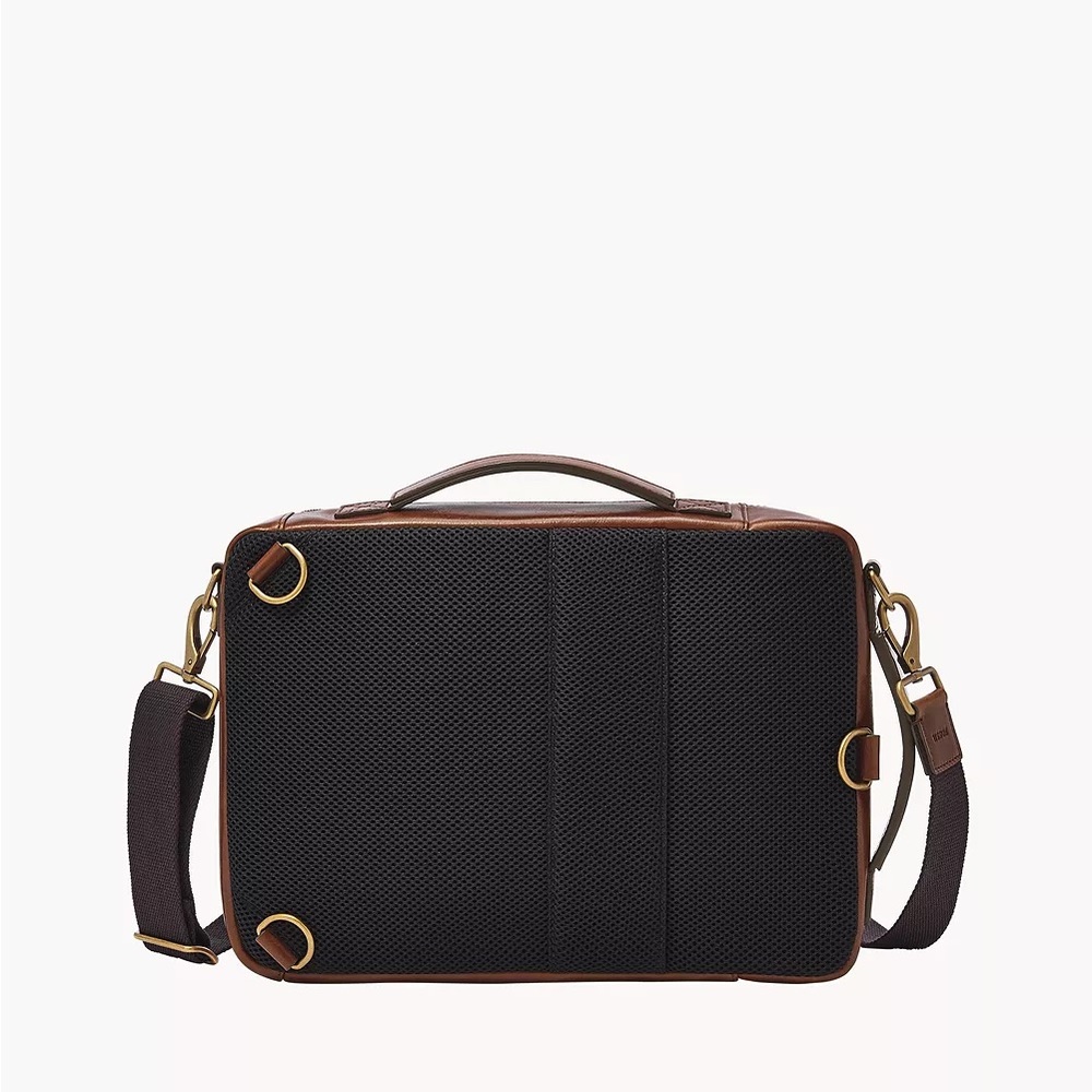 Fossil Buckner Leather Commuter Bag - Picture 3 of 4